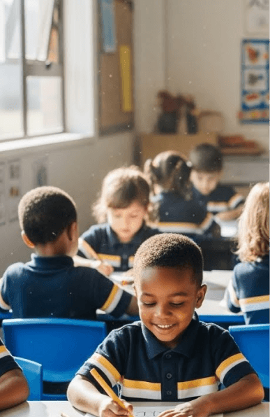 Students in PP2 classroom learning together