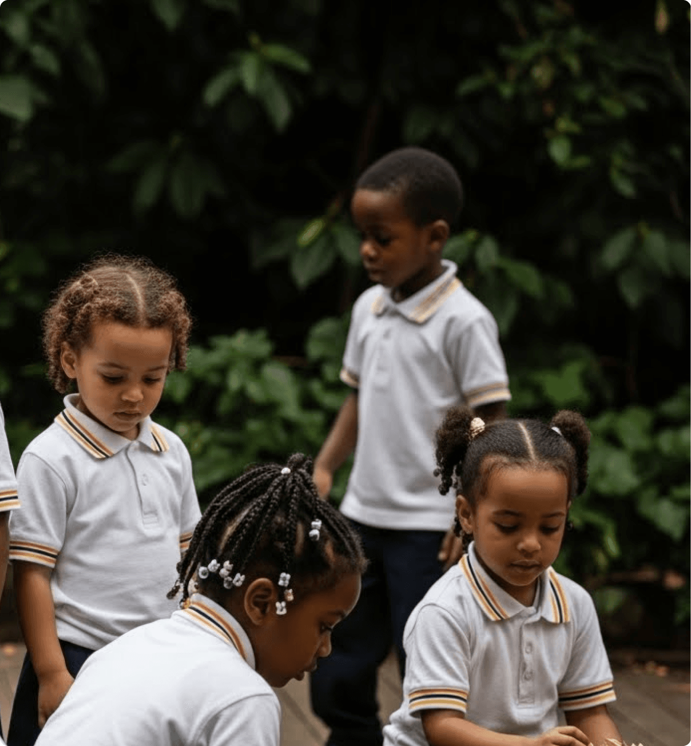 Happy KLC students in uniform